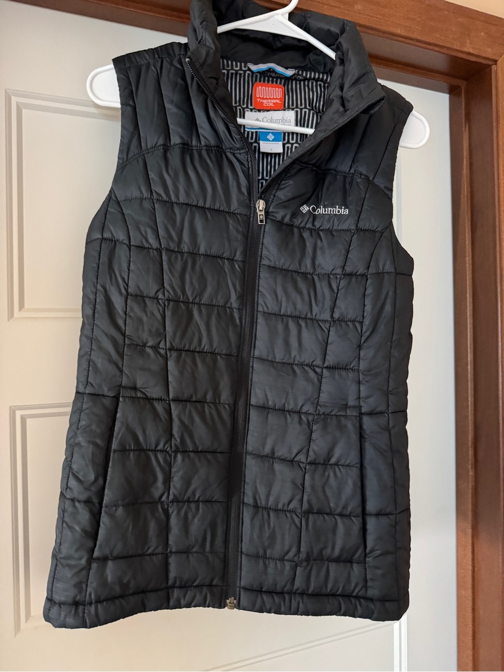 Columbia Black Quilted Packable Puffer Vest